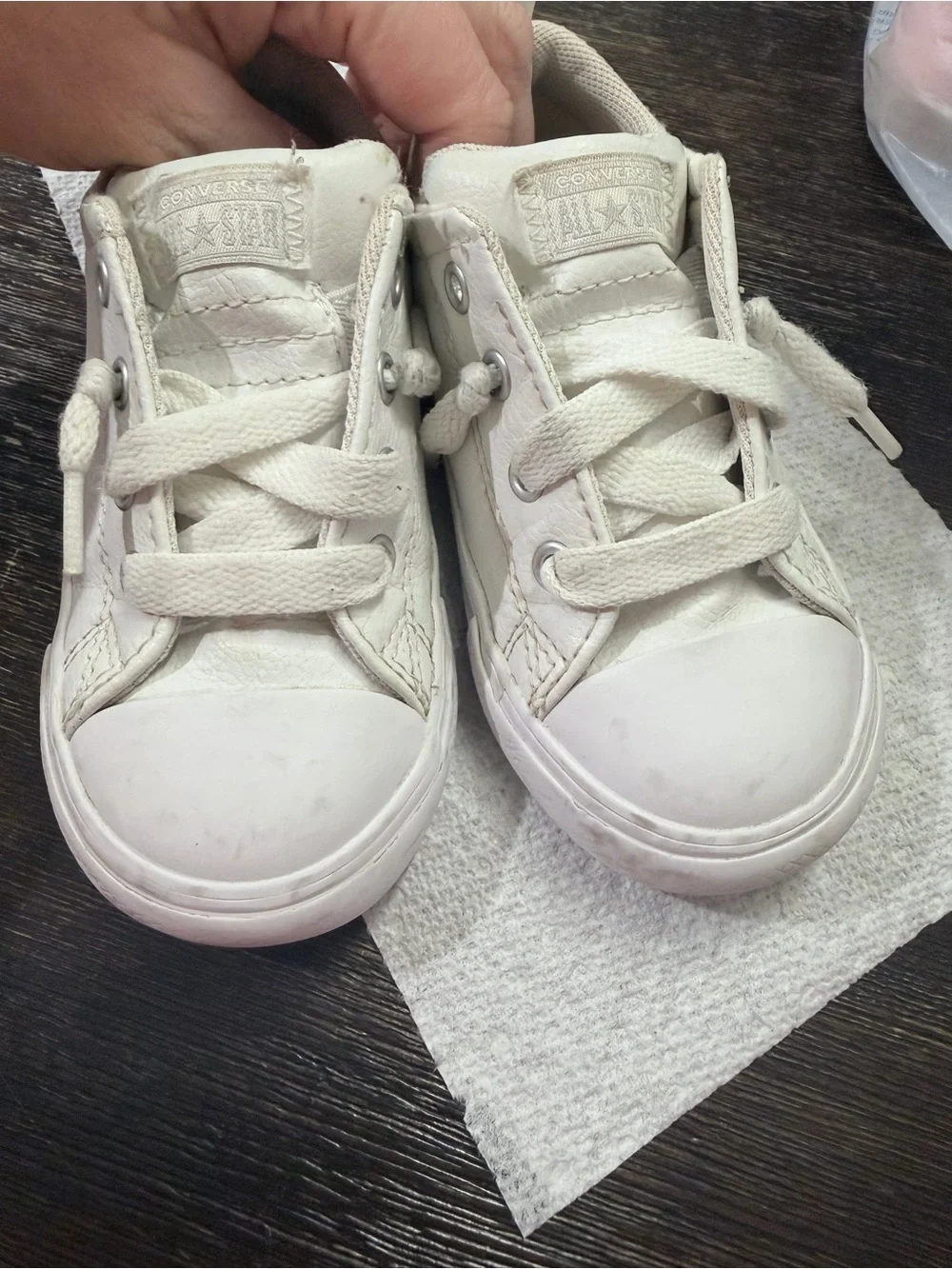 Converse Kids' Chuck Taylor All Star Low Top Sneakers - White 8C